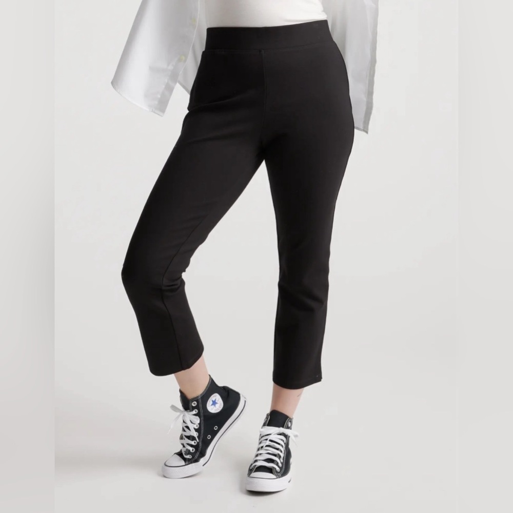 Quince Black Ankle Pants